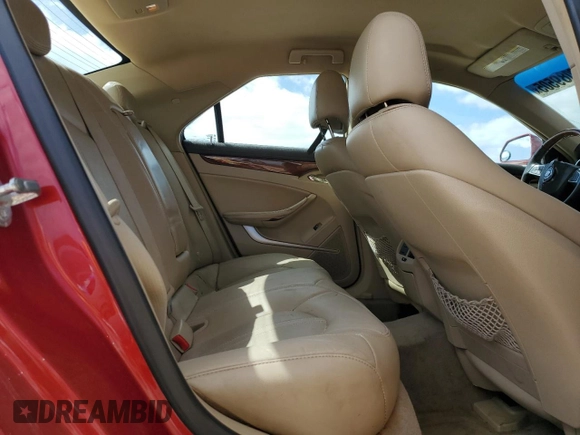 2012 Cadillac CTS Luxury with VIN 1G6DE5E56C0135964, listed as a Copart auction lot 53089505 with 114,258 mi miles and Salvage title. Bid and sale history available at DreamBid. Image 10.