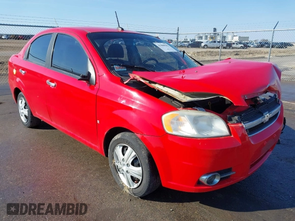 2009 Chevrolet Aveo 1LT with VIN KL1TD56E09B666124, listed as a IAAI auction lot 41888581 with 60,298 mi miles and . Bid and sale history available at DreamBid. Image 1.