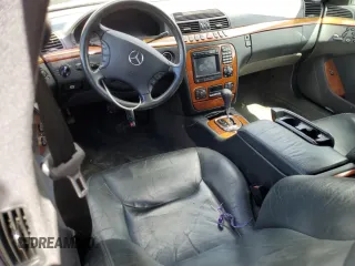 2002 Mercedes-Benz S-Class 4.3L with VIN WDBNG70J62A288492, listed as a Copart auction lot 75062694 with 0 mi miles and Salvage Title. Bid and sale history available at carsss.com. Image 8.