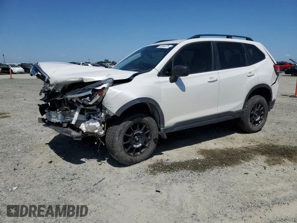 2020 Subaru Forester with VIN JF2SKADC1LH449773, listed as a Copart auction lot 55534575 with 73,822 mi miles and Salvage title. Bid and sale history available at DreamBid. Image 1.