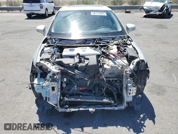 2012 Lexus CT 200h with VIN JTHKD5BH3C2093939, listed as a Copart auction lot 58173095 with 122,990 mi miles and Salvage title. Bid and sale history available at DreamBid. Image 5.