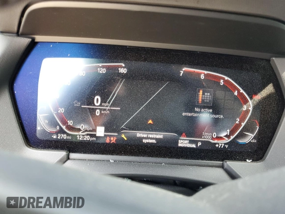 2024 BMW 2 Series 228i with VIN WBA53AK02R7R18446, listed as a Copart auction lot 49676595 with Not provided miles and Clean title. Bid and sale history available at DreamBid. Image 9.