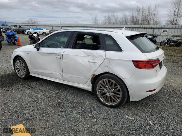 2018 Audi A3 Sportback e-tron Premium Plus with VIN WAUTPBFF9JA082867, listed as a Copart auction lot 48031835 with 29,380 mi miles and Salvage Title. Bid and sale history available at carsss.com. Image 2.