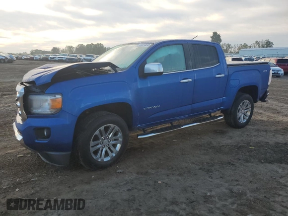 2020 GMC Canyon 4WD SLT with VIN 1GTG6DEN7L1216595, listed as a Copart auction lot 72227504 with 22,075 mi miles and Clean Title. Bid and sale history available at carsss.com. Image 1.