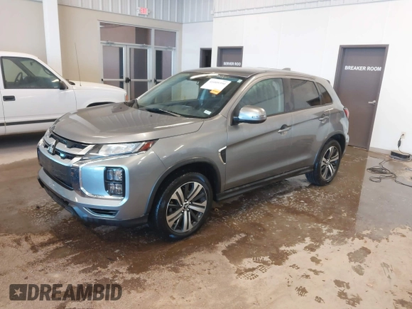 2020 Mitsubishi Outlander Sport SE 2.0 with VIN JA4AP4AU1LU016644, listed as a IAAI auction lot 41009390 with 106,436 mi miles. Bid and sale history available at carsss.com. Image 2.