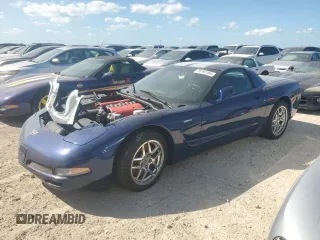 2004 Chevrolet Corvette Z06 with VIN 1G1YY12S545126887, listed as a Copart auction lot 76191164 with 0 mi miles and Salvage Title. Bid and sale history available at carsss.com. Image 1.