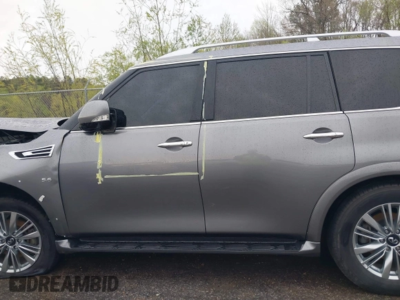 2018 Infiniti QX80 with VIN JN8AZ2NFXJ9664942, listed as a IAAI auction lot 41817171 with 126,294 mi miles. Bid and sale history available at carsss.com. Image 15.