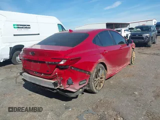 2025 Toyota Camry LE with VIN 4T1DAACK8SU010686, listed as a IAAI auction lot 41794721 with 8,080 mi miles and . Bid and sale history available at DreamBid. Image 4.