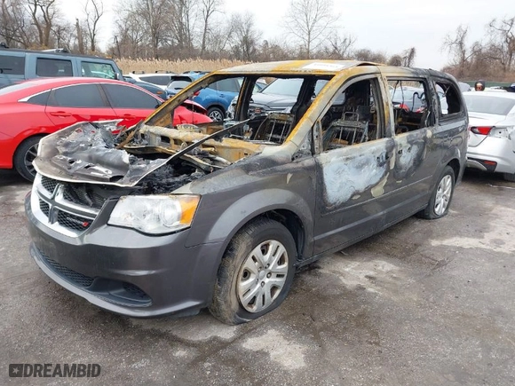 2017 Dodge Grand Caravan SE with VIN 2C4RDGBG7HR602216, listed as a IAAI auction lot 41095364 with 75,000 mi miles. Bid and sale history available at carsss.com. Image 2.