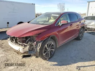 2018 Lexus RX with VIN 2T2BGMCA5JC023471, listed as a Copart auction lot 42225405 with 75,605 mi miles and Salvage Title. Bid and sale history available at carsss.com. Image 1.