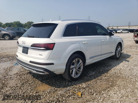 2020 Audi Q7 Premium with VIN WA1AXAF79LD010379, listed as a Copart auction lot 64861994 with 74,167 mi miles and Salvage Title. Bid and sale history available at carsss.com. Image 3.