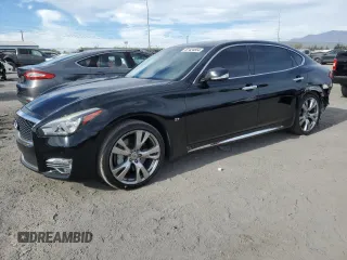 2016 Infiniti Q70 z VIN JN1BY1PP0GM630214, wystawiony jako Copart lot #87424854 z przebiegiem 175 728 mil mil oraz Szkoda całkowita • Salvage title. Historia ofert i sprzedaży dostępna na DreamBid. Obrazek 1.