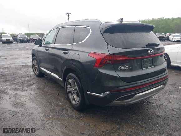 2022 Hyundai Santa Fe SEL with VIN 5NMS24AJ4NH461081, listed as a IAAI auction lot 41982707 with 44,434 mi miles. Bid and sale history available at carsss.com. Image 3.
