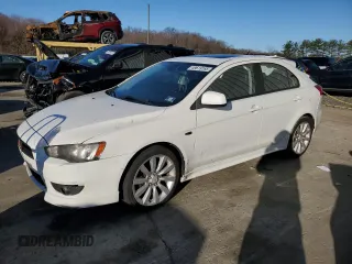 2010 Mitsubishi Lancer GTS with VIN JA32X8HWXAU002102, listed as a Copart auction lot 49619165 with 150,822 mi miles and Salvage Title. Bid and sale history available at carsss.com. Image 1.