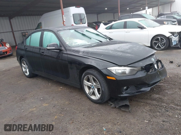 2014 BMW 3 Series 328i with VIN WBA3C1C55EK113128, listed as a IAAI auction lot 41259472 with 82,798 mi miles. Bid and sale history available at carsss.com. Image 1.