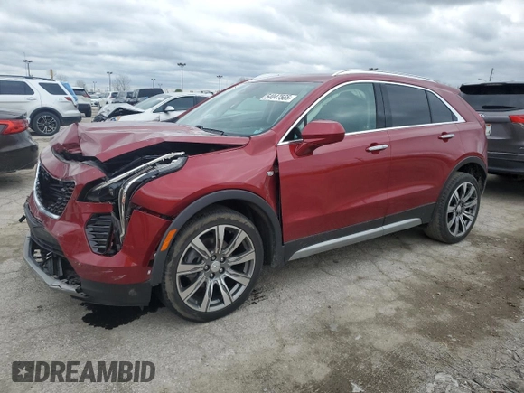 2020 Cadillac XT4 AWD Premium Luxury with VIN 1GYFZDR46LF016390, listed as a Copart auction lot 54047565 with 32,449 mi miles and Salvage title. Bid and sale history available at DreamBid. Image 1.