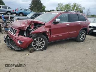 2014 Jeep Grand Cherokee Limited with VIN 1C4RJFBG3EC101265, listed as a Copart auction lot 53833235 with Not Provided miles and Salvage Title. Bid and sale history available at DreamBid. Image 1.