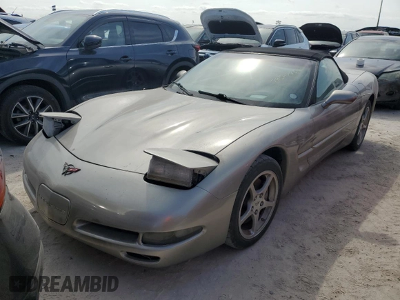 2002 Chevrolet Corvette with VIN 1G1YY32G625118415, listed as a Copart auction lot 76547604 with 0 mi miles and Non Repairable. Bid and sale history available at carsss.com. Image 1.