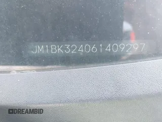 2006 Mazda 3 s with VIN JM1BK324061409297, listed as a IAAI auction lot 40561857 with 117,266 mi miles and . Bid and sale history available at DreamBid. Image 12.