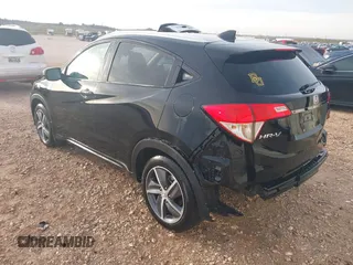 2022 Honda HR-V EX with VIN 3CZRU6H52NM755762, listed as a IAAI auction lot 41004335 with 38,834 mi miles. Bid and sale history available at carsss.com. Image 3.