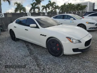 2014 Maserati Quattroporte S Q4 z VIN ZAM56RRA6E1097495, wystawiony jako Copart lot #56011895 z przebiegiem 98 369 mil mil oraz Czysty tytuł • Clean title. Historia ofert i sprzedaży dostępna na DreamBid. Obrazek 4.