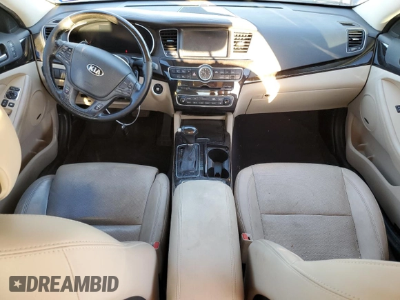 2014 Kia Cadenza Premium with VIN KNALN4D76E5162994, listed as a Copart auction lot 82047484 with 0 mi miles and Salvage Title. Bid and sale history available at carsss.com. Image 8.