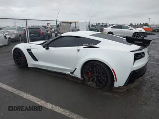2016 Chevrolet Corvette Z06 3LZ with VIN 1G1YU2D62G5600588, listed as a IAAI auction lot 41194235 with 57,537 mi miles. Bid and sale history available at carsss.com. Image 3.