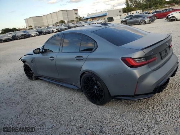 2024 BMW M3 Competition xDrive with VIN WBS43AY0XRFT01395, listed as a Copart auction lot 82535164 with 241 mi miles and Salvage Title. Bid and sale history available at carsss.com. Image 2.