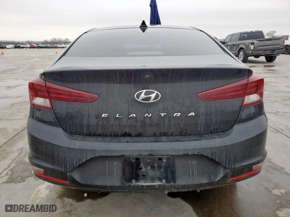 2019 Hyundai Elantra Preferred with VIN KMHD84LF5KU867239, listed as a Copart auction lot 45958375 with 66,174 mi miles and Salvage Title. Bid and sale history available at carsss.com. Image 6.