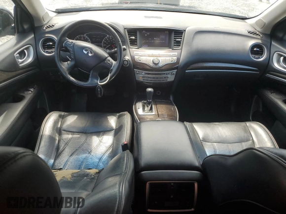 2014 Infiniti QX60 with VIN 5N1AL0MN1EC523322, listed as a Copart auction lot 58406745 with 156,217 mi miles and Salvage title. Bid and sale history available at DreamBid. Image 8.