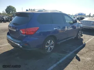2020 Nissan Pathfinder S with VIN 5N1DR2AN3LC620840, listed as a Copart auction lot 73996624 with 34,309 mi miles and Clean Title. Bid and sale history available at carsss.com. Image 3.