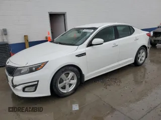 2015 Kia Optima LX with VIN KNAGM4A75F5660033, listed as a Copart auction lot 48120595 with 84,485 mi miles and Salvage Title. Bid and sale history available at carsss.com. Image 1.