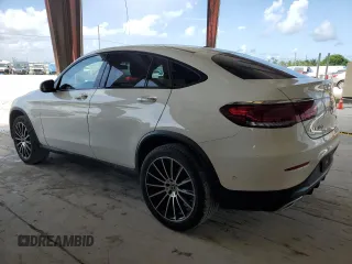 2021 Mercedes-Benz GLC 300 with VIN W1N0J8EB2MF930967, listed as a Copart auction lot 61205125 with 72,424 mi miles and Salvage title. Bid and sale history available at DreamBid. Image 2.
