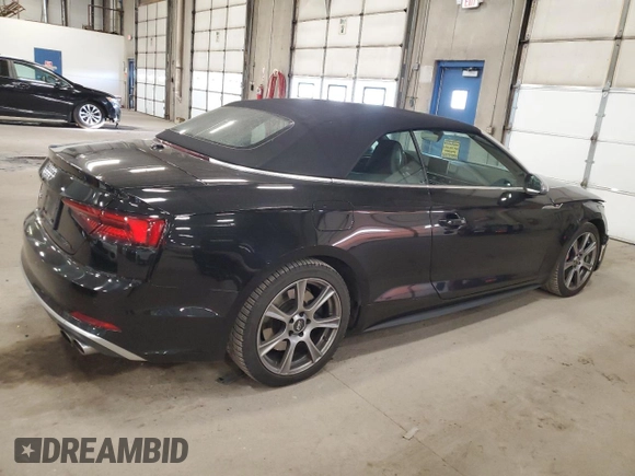 2018 Audi S5 Prestige z VIN WAU24GF50JN013082, wystawiony jako Copart lot #85085504 z przebiegiem 55 261 mil mil oraz Szkoda całkowita • Salvage title. Historia ofert i sprzedaży dostępna na DreamBid. Obrazek 3.