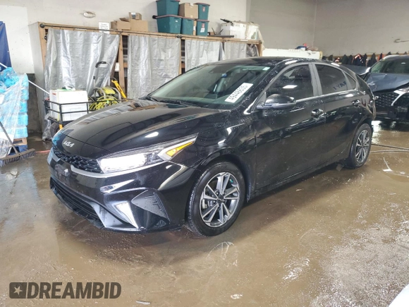 2023 Kia Forte LXS with VIN 3KPF24AD5PE683232, listed as a Copart auction lot 49446635 with 27,478 mi miles and Salvage Title. Bid and sale history available at carsss.com. Image 1.