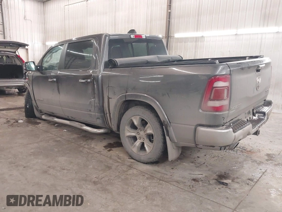 2022 Ram 1500 Laramie with VIN 1C6SRFJT9NN225321, listed as a IAAI auction lot 41547526 with 44,392 mi miles and . Bid and sale history available at DreamBid. Image 3.