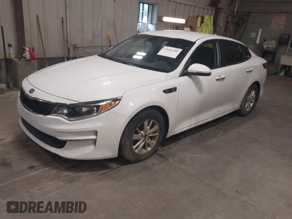 2016 Kia Optima LX with VIN 5XXGT4L32GG069476, listed as a IAAI auction lot 42696980 with 109,986 mi miles and . Bid and sale history available at DreamBid. Image 2.