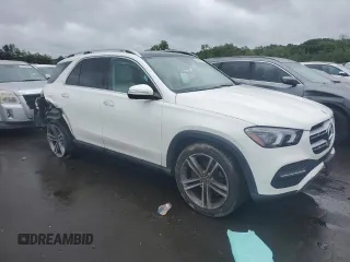 2020 Mercedes-Benz GLE 350 with VIN 4JGFB4KB5LA239208, listed as a Copart auction lot 57987375 with 54,256 mi miles and Salvage title. Bid and sale history available at DreamBid. Image 4.