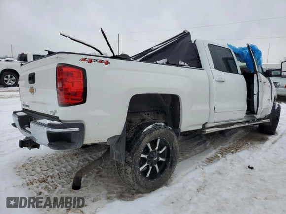 2018 Chevrolet Silverado 3500HD LT with VIN 1GC1KZEG6JF213235, listed as a Copart auction lot 37108674 with 0 mi miles and Salvage Title. Bid and sale history available at carsss.com. Image 3.