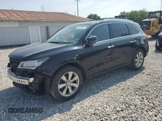 2015 Acura MDX Advance with VIN 5FRYD4H88FB012608, listed as a Copart auction lot 59220545 with 160,737 mi miles and Clean title. Bid and sale history available at DreamBid. Image 1.
