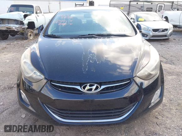 2012 Hyundai Elantra Limited with VIN KMHDH4AEXCU298643, listed as a IAAI auction lot 42252556 with 185,982 mi miles and . Bid and sale history available at DreamBid. Image 6.