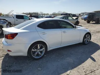 2010 Lexus IS 250 with VIN JTHBF5C24A2096401, listed as a Copart auction lot 51515805 with 128,203 mi miles and Salvage Title. Bid and sale history available at carsss.com. Image 3.