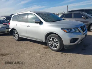 2019 Nissan Pathfinder S with VIN 5N1DR2MN7KC634430, listed as a IAAI auction lot 41289863 with 131,654 mi miles and . Bid and sale history available at DreamBid. Image 1.