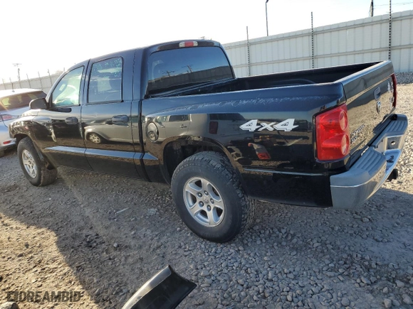 2005 Dodge Dakota SLT with VIN 1D7HW48N95S309900, listed as a Copart auction lot 49467875 with 161,194 mi miles and Salvage Title. Bid and sale history available at carsss.com. Image 2.