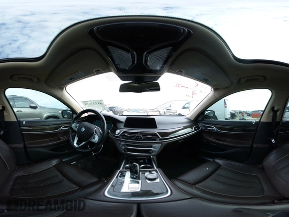 2017 BMW 7 Series 740i with VIN WBA7E2C54HG740170, listed as a IAAI auction lot 41432578 with 110,893 mi miles and . Bid and sale history available at DreamBid. Image 19.