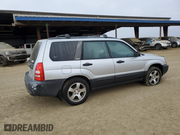 2003 Subaru Forester X with VIN JF1SG63643H733140, listed as a Copart auction lot 43402255 with 256,942 mi miles and Salvage Title. Bid and sale history available at carsss.com. Image 3.