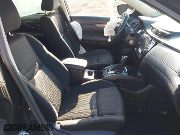 2017 Nissan Rogue SV with VIN KNMAT2MV2HP564782, listed as a IAAI auction lot 42099418 with 70,609 mi miles. Bid and sale history available at carsss.com. Image 5.