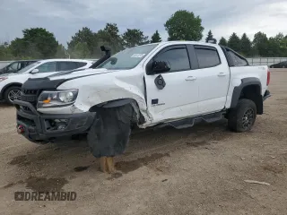 2019 Chevrolet Colorado 4WD ZR2 z VIN 1GCGTEEN9K1319630, wystawiony jako Copart lot #58513275 z przebiegiem 43 743 mil mil oraz Szkoda całkowita • Salvage title. Historia ofert i sprzedaży dostępna na DreamBid. Obrazek 1.