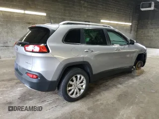 2016 Jeep Cherokee Limited with VIN 1C4PJMDB4GW153356, listed as a Copart auction lot 63284475 with 53,325 mi miles and Salvage title. Bid and sale history available at DreamBid. Image 3.