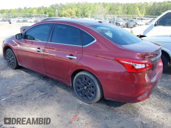 2016 Nissan Sentra S with VIN 3N1AB7AP7GL641276, listed as a IAAI auction lot 41989691 with 200,534 mi miles. Bid and sale history available at carsss.com. Image 3.